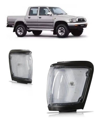 Faro De Giro Toyota Hilux 2001-2002-2003-2004-2005 Borde Neg