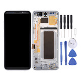 Pantalla Lcd Original Plateada Con Marco Para Galaxy S8+/g95