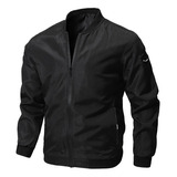 Chamarra Bomber Impermeable De Béisbol Para Hombre