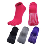 Calcetines Para Yoga Y Pilates Antideslizantes 4pares