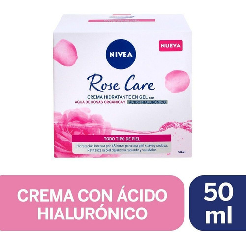 Nivea Rose Care Crema Facial Gel 50 Ml.