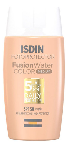 Isdin Fotoprotector Fps50 Fusion Water Con Color Oil Free