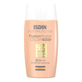 Isdin Fotoprotector Fps50 Fusion Water Con Color Oil Free