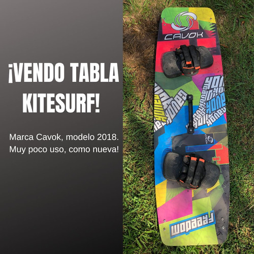 Tabla Kitesurf, Marca Kavok Freedom 2018 Cómo Nueva.