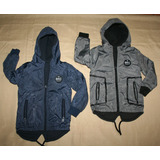 Par De Chaquetas Reversibles (tela Parka Y Polar) Talla 4