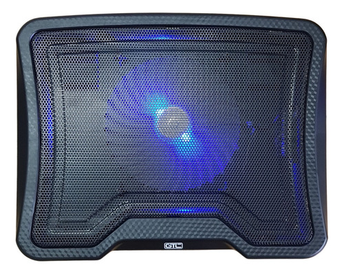 Cooling Pad Base Cooler Notebook 15.6'' Color Negro Led Azul