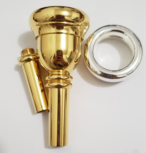 Bocal Jc Custom Trombone  Bombardino Calibre Duplo 6¹/² Gold