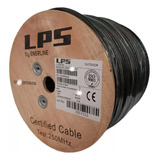 Cable Utp Cat 6 Exterior X 305mts Aleación Doble Chaqueta 