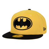 Gorra Ajustada De Batman Logo Yellow Talla 7 1/8