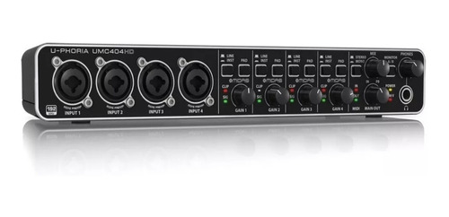 Interfaz De Audio Behringer Umc404hd Usb 2.0 Incluye Envio