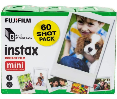 Papel Instaxminifilm Para Productos Fujifilm Pack De 60