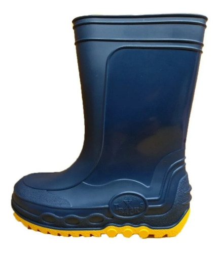 Bota Calfor Pampeana X-tracks Niño Lluvia Color Azul Marino