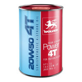 Aceite Wolver Power 4t 20w50 Semi-sintético Motos Liber