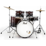 Bateria Pearl Roadshow 757 Garnet Fade Completa Bumbo 22 