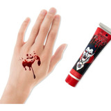 Pack 3 Pinturas Maquillaje Sangre Artificial Halloween