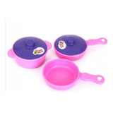 Kit Panelas Cook House C/ 3 Pcs Cozinha Faz De Conta