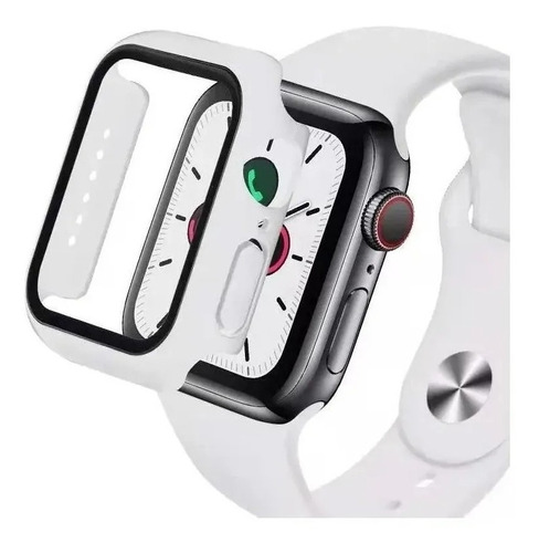 Correa De Silicona + Protector 40-44mm  Para Apple Watch S-m