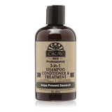 Okay 3 In 1 Men Shampoo Conditioner Treatment, Natural Scent