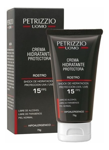 Crema Hidratante Protectora Fps15 | Petrizzio Uomo | 75g