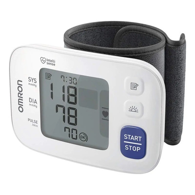 Medidor de presión de pulso digital Omron Hem-6181, color blanco | Mismo precio en cuotas