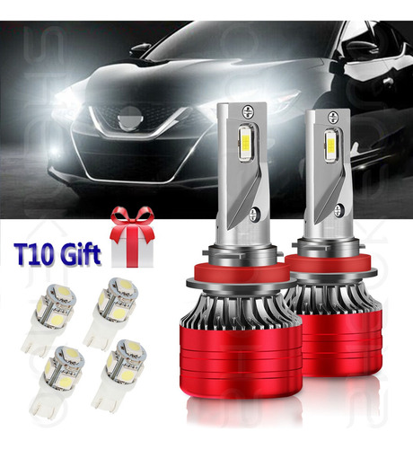 Fu  Kit De Focos Led H11 16000lm 80w For Nissan Haz Alto O