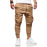 Calça De Moletom Moda Casual Jogger Fitness Para Academia