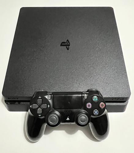 Consola Playstation 4 Sony Slim De 1 Tb, Color Negro 3 Juego