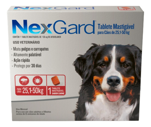 Nexgard 25,1kg A 50kg Merial