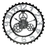 Reloj De Pared Con Diseño De Engranajes De Estilo Antiguo, R