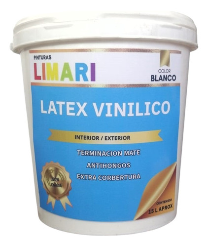 Latex Al Agua Galon 3.78ltrs Blanco