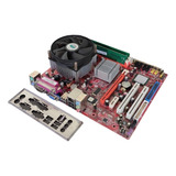 Kit Placa-mãe Lga 775 + Intel 2.0 + Ddr2 + Sata + Pci Expres