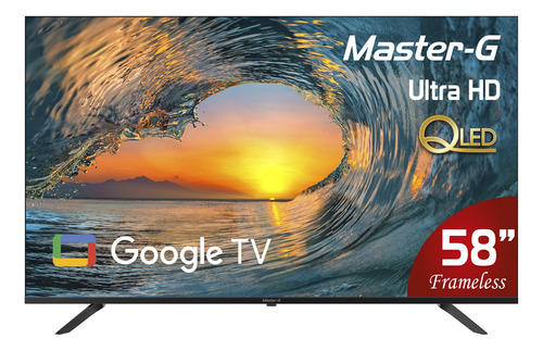 Smart Tv Qled 58  Google Tv 4k Bluetooth Frameless Mggk58ufq Master-g