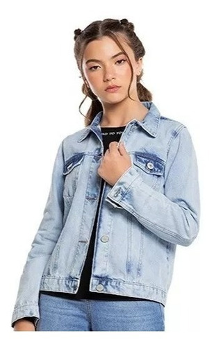 Jaqueta Jeans Amora Infantil Menina Teen Confortável 10 A 20