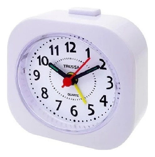 Reloj Despertador Tressa T-dd962 Blanco A Pila 