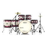 Bateria Rmv Fibertech Pink Wood Burst 20¨,10¨,12¨,14¨,16¨