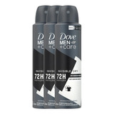 Kit 3 Desodorante Dove Men+care Invisible Dry 72h 150ml