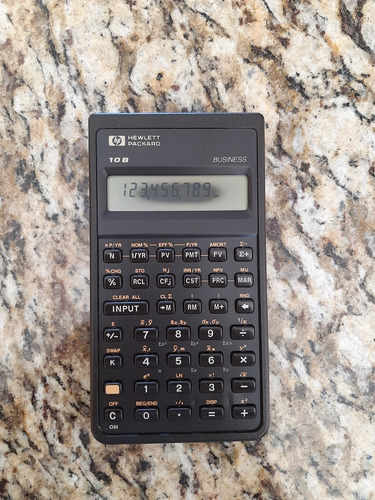 Calculadora Hp 10b Antiga Funcionando Mancha No Visor