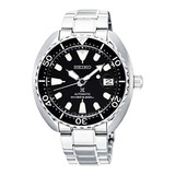 Reloj Seiko Mini Turtle Negro Acero Buzo Srpc35