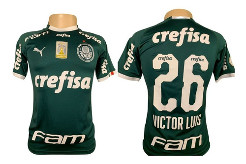 Camisa Palmeiras Puma 2019 Victor Luis Brasileirão 