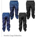 Pantalon Cargo Gabardina