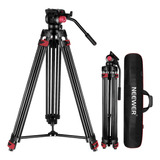 Tripié Alto Video Profesional 200cm Fluid Head Robusto Cine