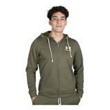 Campera Under Armour Sportstyle Terry Hombre Training Verde