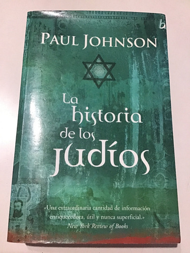 Historia De Los Judios Paul Johnson Libro Fisico