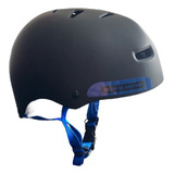 Casco Vertigo Vx Bici Black Edicion Azul Mate  S 