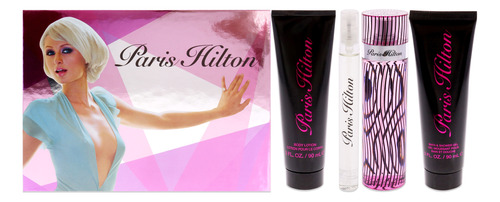 Set De Regalo Perfume Paris Hilton De 4 Piezas Para Mujer, 1