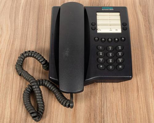 Telefone Siemens Euroset 3005 Preto No Estado Não Funciona