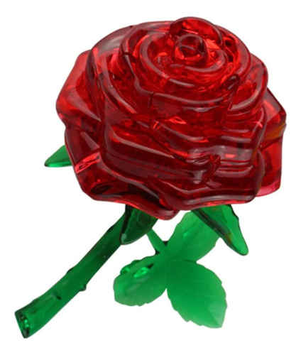 3d Crystal Puzzle Rose Diy Toys Niños Regalos Creativos Dive