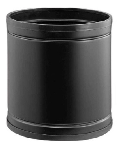 Cesto Oficina Papelero Tacho De Basura 23x25 Metalico Negro