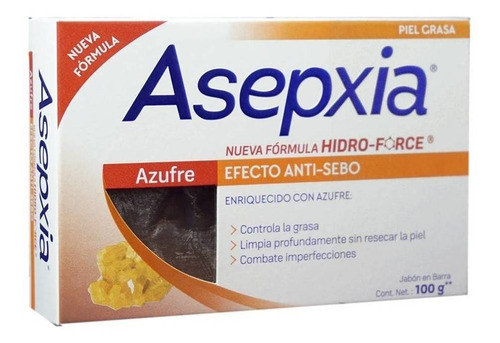 Asepxia Azufre Jabón 100 Gr