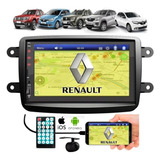 Central Multimidia Renault Mp5 Bt Espelha Moldura Câmera